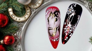 Символ 2026 года. Маникюр на счастье. Новогодний нейл-арт. МК