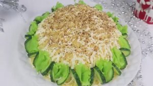 Шикарный Салат "Зимний Сад" на НОВЫЙ ГОД! Ваши гости будут в Полном Восторге! 🎉🌲🌲🌲