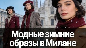 🎥 МИЛАН ГОРОДСКАЯ МОДА: ЧТО НОСЯТ В ЭТОМ СЕЗОНЕ? #3 ❄️