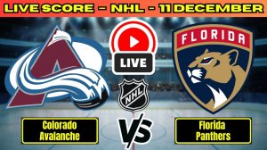 Колорадо — Флорида NHL сезон 25/26 | 12.12.2025 Прямая трансляция