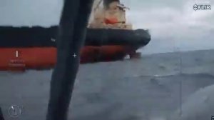 УКРЫ АТАКОВАЛИ ЕЩЁ ОДИН ТАНКЕР. ВИДЕО УДАРА.