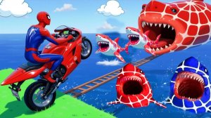 ГОНОЧНАЯ ТРАССА С ПРЕПЯТСТВИЯМИ ДЛЯ СУПЕРГЕРОЕВ | ЧЕЛОВЕК ПАУК ПРОТИВ ВСЕХ №13