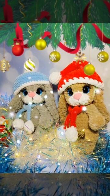 Вязаные зайки🤗 смотреть онлайн