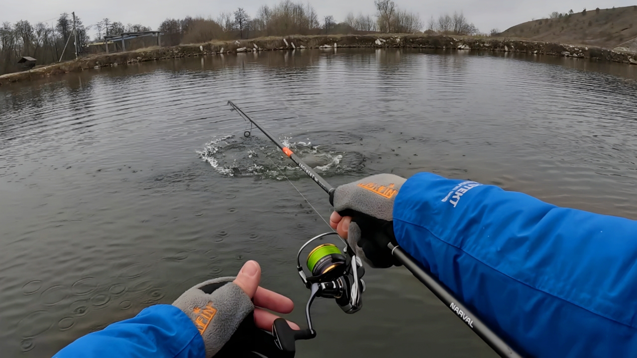ЖОР ЩУКИ перед ледоставом! Её тут тьма! Рыбалка на спиннинг смотреть онлайн