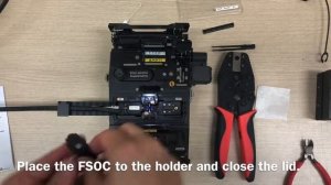 Оконечивание дроп-кабеля (8.1x4.5мм) усиленным Splice-on коннектором с помощью Ilsintech SWIFT KF4A