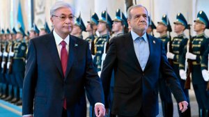 Торжественная церемония встречи президента Ирана Масуда Пезешкиана состоялась в Акорде