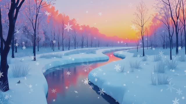 Снег для монтажа 4K | Футаж снегопада | Бесплатный зимний фон