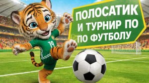Мультфильм для детей. Полосатик и турнир по футболу