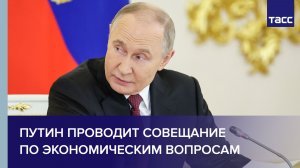 Путин проводит совещание по экономическим вопросам