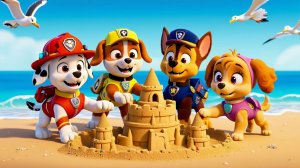 ⚡️ Щенячий патруль, Скай, Маршал, Эверест, Гончик, Крепыш и Зума Песня про Дружбу Для детей