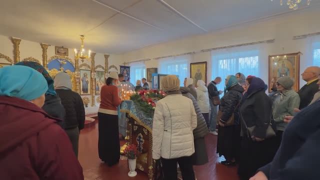 11-12-2025 г.  В храме Иконы Божией Матери Знамение п.Майский отпраздновали престольный праздник. смотреть онлайн