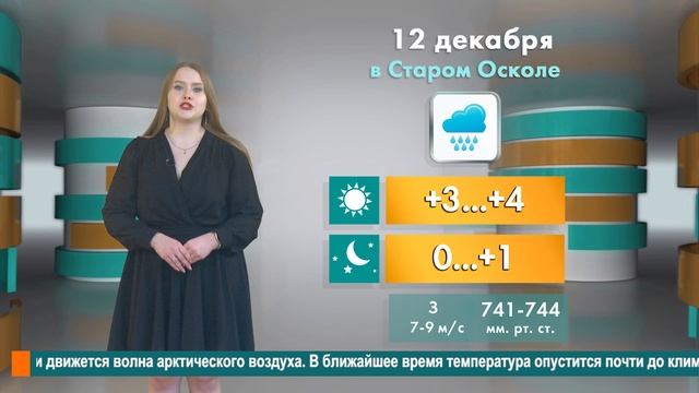 Погода в Старом Осколе на 12 декабря