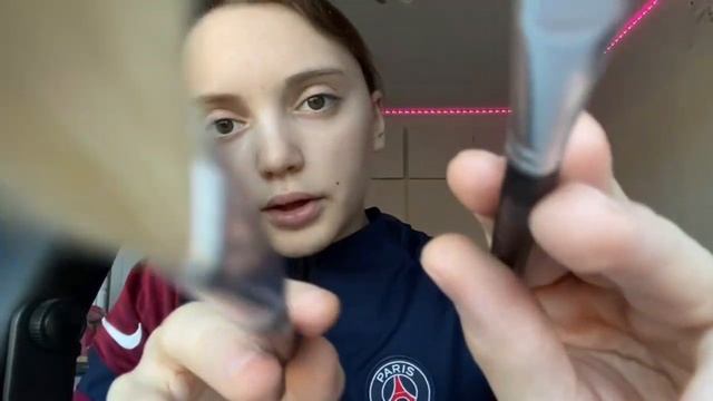 Асмр визуальные триггеры 😶 Звуки рта Кисточка массаж лица и Stipple Asmr