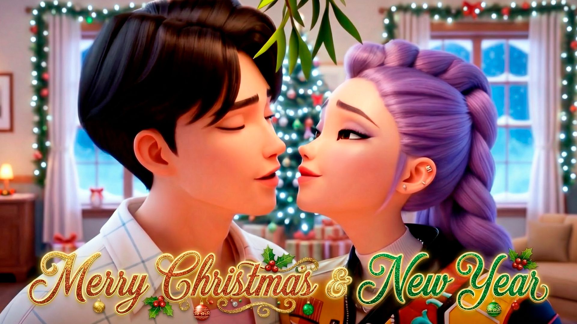 KPop Охотницы на демонов: HUNTRIX  С Рождеством и Новым годом! 