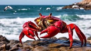 Красный краб разговаривает