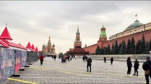 ❄️Москва готовится к Новому году 2026 холодная дневная прогулка по зимнему городу✨