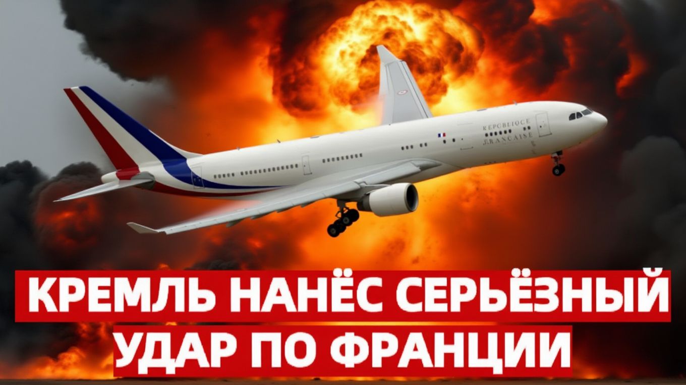 Самолёт Макрона не успел приземлиться, как Кремль нанёс серьёзный удар по Франции