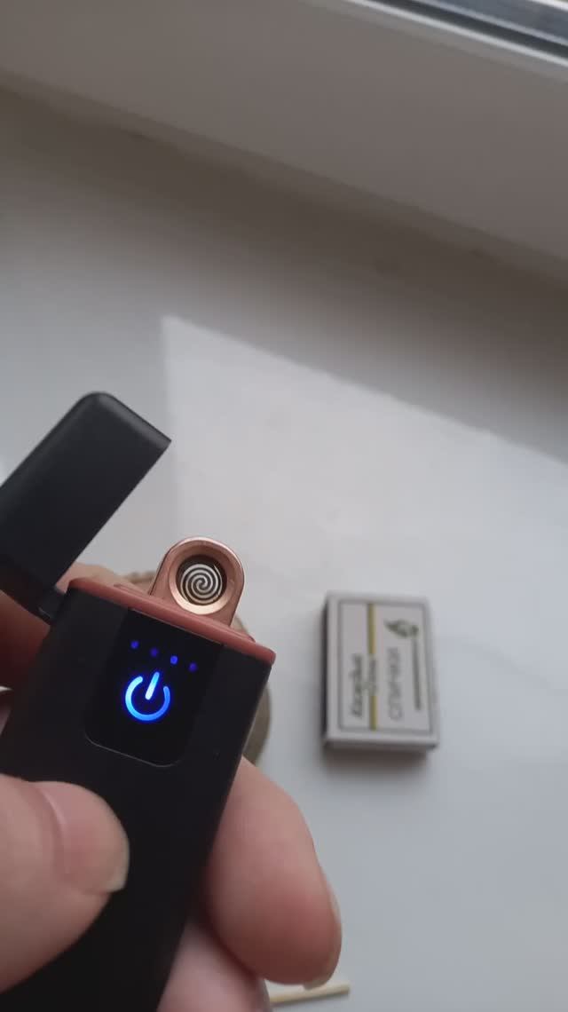 Электронная зажигалка и спичка что будет