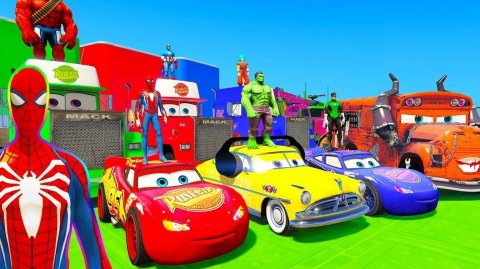 МУЛЬТИКИ ПРО МАШИНКИ 🚗 МОЛНИЯ МАКВИН И ТАИНСТВЕННАЯ ПОЕЗДКА В ПОИСКАХ ДРУЗЕЙ. ВИРАЖИ НА ПОВОРОТАХ