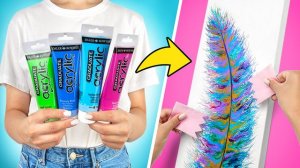 🎨 Рисуем картину салфетками ✨ Необычная техника без кисточек!