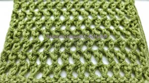 Танцующая сетка ⭐️ Мелкий несложный ажурный узор спицами