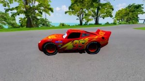 Мультики для детей. Молния маквин с его друзьями летает на грузавике