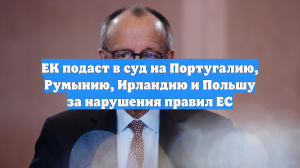 Еврокомиссия подаст в суд на Португалию и ещё 3 страны ES