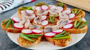 Вкусная закуска на Новый Год. Быстро и просто