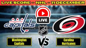 Вашингтон — Каролина NHL сезон 25/26 | 12.12.2025 Прямая трансляция