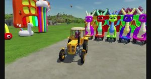 МУЛЬТИКИ про ТРАКТОР: приключения на детской ФЕРМЕ