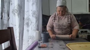 Первый раз сделала такую рыбку/ натопила жир для покупателя/ колбаску заготовку