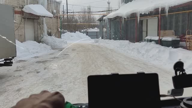 [180] Казань-выгрузка возле эфеса | Кошачьи наполнители добрались до склада