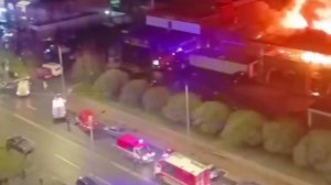 🔥В Питере вспыхнул крупный пожар на Правобережном рынке