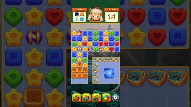Мир Домовят 194, 195 и 196 уровень три в ряд. Сказочная игра для всей семьи)