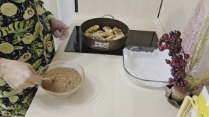 фкусная минутка-наш завтрак и очень простой бисквит на скорую руку