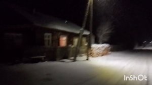 Прогулка перед сном, метëт снег