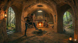 ⚒️ Возведение скрытого подземного укрытия с двумя тоннелями за семь дней.