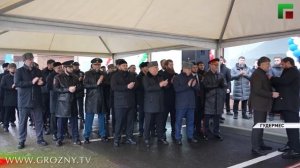 Рамзан Кадыров принял участие в открытии жилого комплекса на 216 квартир в Гудермесе