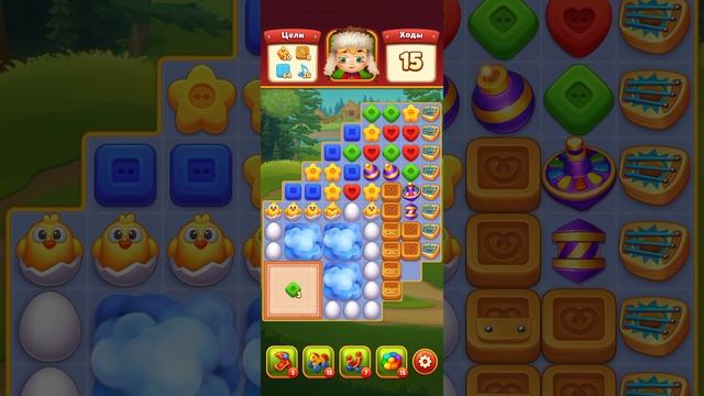 Мир Домовят 238 и 239 уровень три в ряд. Сказочная игра для всей семьи)