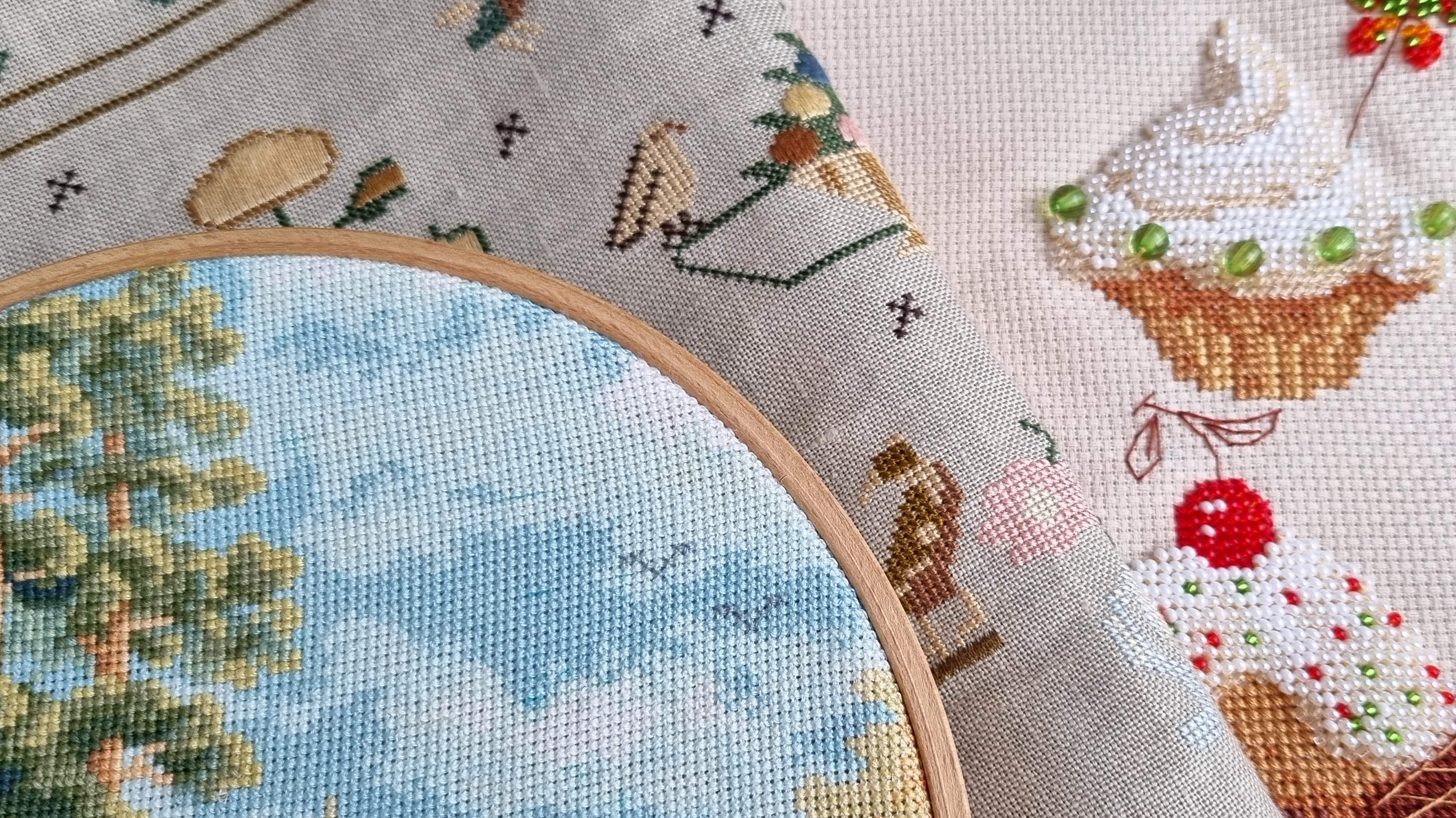 Вышивальный НОЯБРЬ 2025! Процессы, покупки, старт и финиш. Вышивка смотреть онлайн