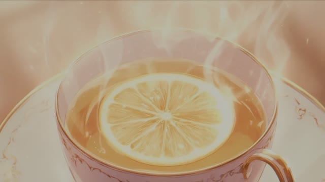 Песня - Бодрящий чай с лимоном... смотреть онлайн