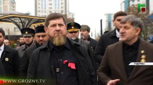 В Гудермесе состоялось открытие «Бульвара чеченской природы» с участием Рамзана Кадырова