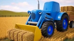 "Синий трактор и весёлый день на ферме"