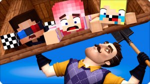 😤ОБУСТРОИЛИ БАЗУ на ЧЕРДАКЕ от ПРИВЕТ СОСЕД в Майнкрафт!