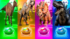 Coffin Dance Динозавры 257 уровень - Мультики про Динозавров | МУЛЬТФИЛЬМЫ ДИНОЗАВРЫ в Tiles Hop