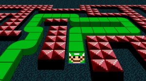 🐍Луиджи змейка! Луиджи превращается в змейку и проходит лабиринт внутри Марио!