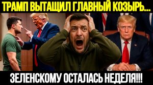 🔴СРОЧНО! Трамп Давит На Зеленского: Мирный План Или Полная Катастрофа