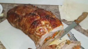 Мясной рулет.