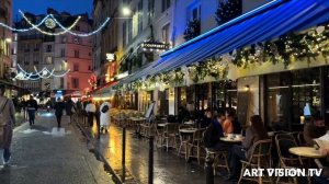 Париж Франция зимняя прогулка декабря 2025 атмосферный винтер-вок по городу света✨