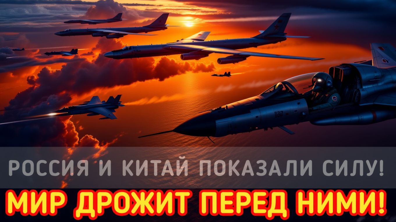 Россия и Китай впервые провели бомбардировочный десант у берегов Японии мир содрогнулся!